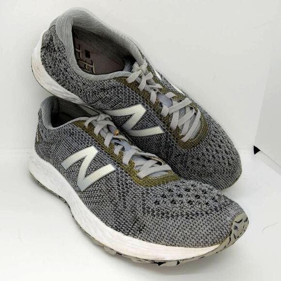 New Balance Knit Fresh Foam Gray Running Shoes - Women's 7.5 - Picture 1 of 6